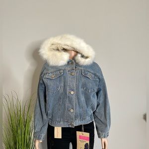 Winter jean jacket